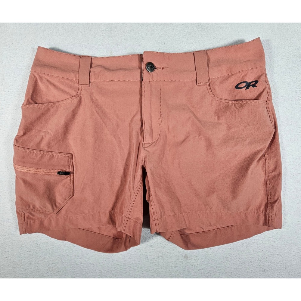 Outdoor Research Ferrosi 5 Inch Shorts Womens 8 Clay Pink Hiking Ripstop 269195